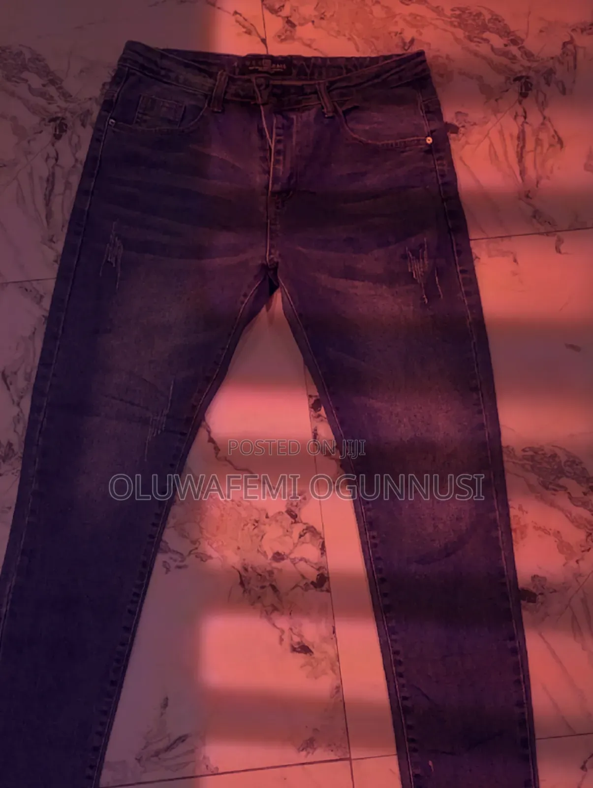 7 Original Okrika Jeans Bundle- LV,Burberry,&cargo Style-Sharp-Clean