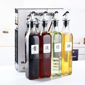 Glass Oil Pot Set