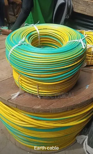 25mm DC Flexible Earthing Cable Green ND Yellow