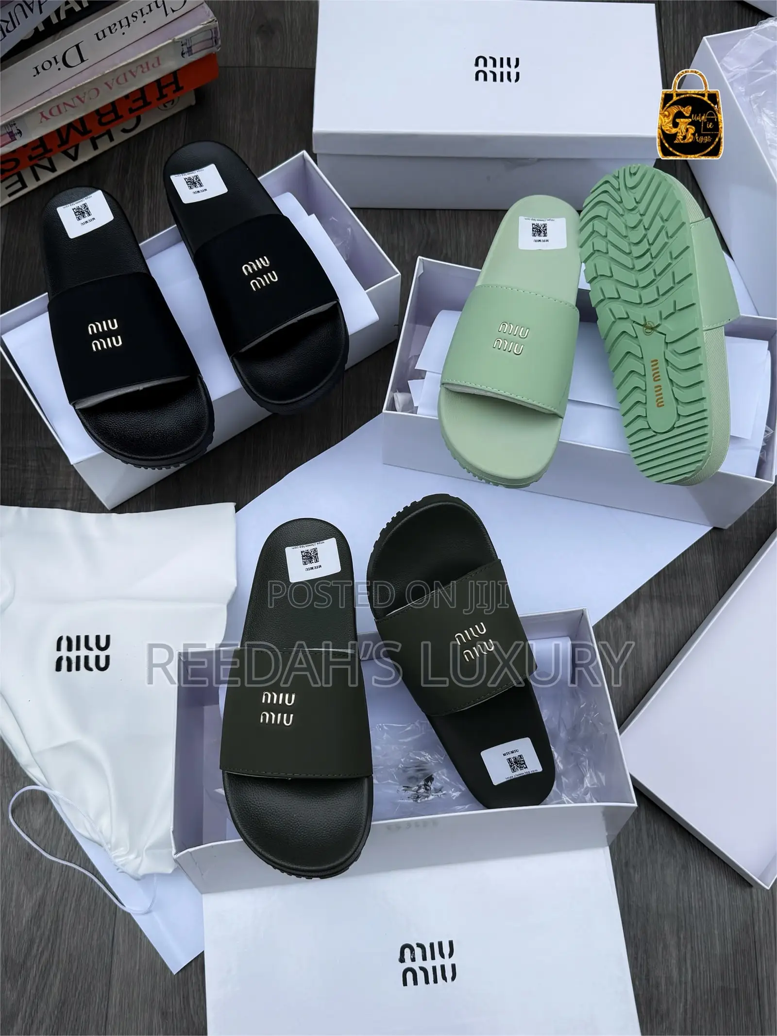 Fully Boxed Luxury Designer Slides