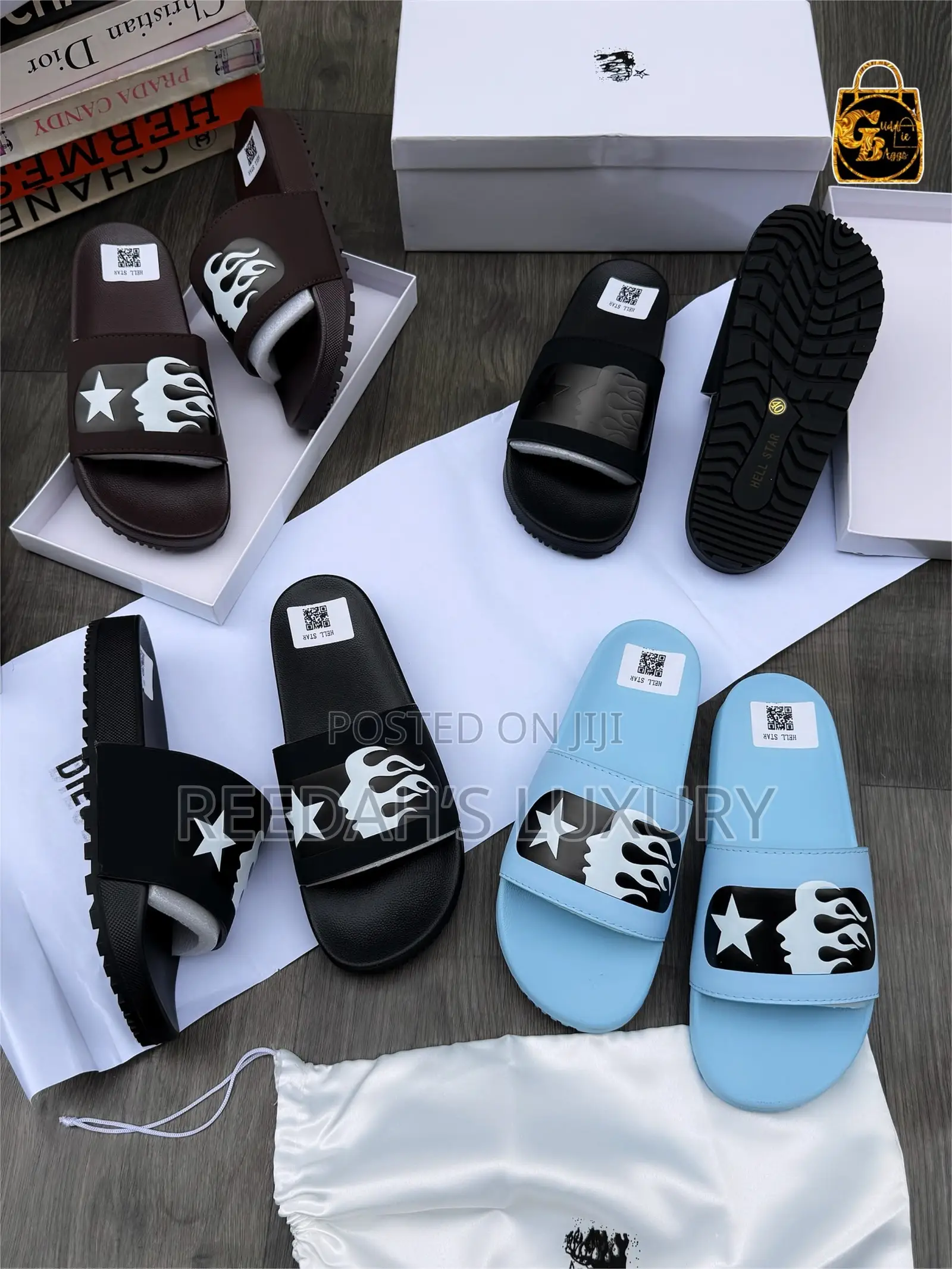 Fully Boxed Luxury Designer Slides