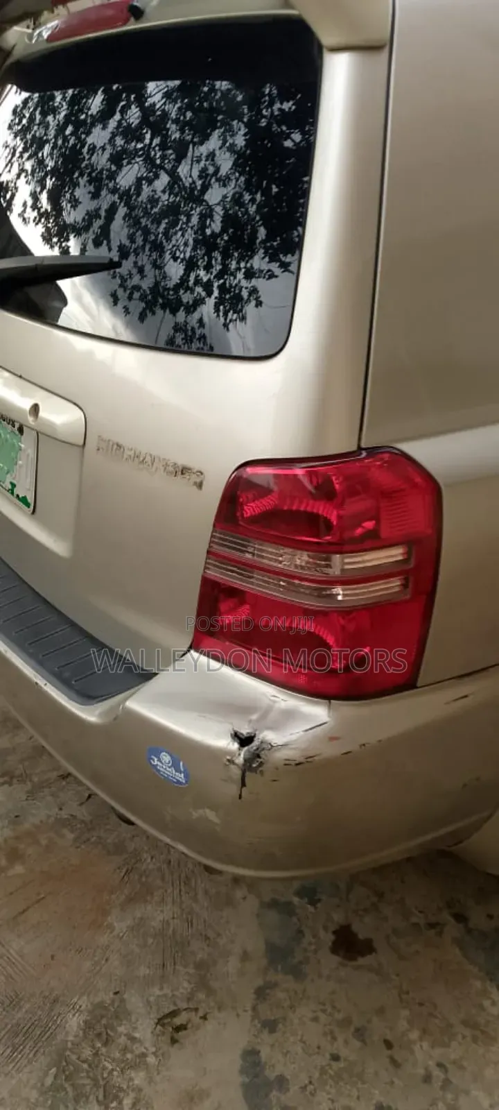Toyota Highlander 2001 Beige
