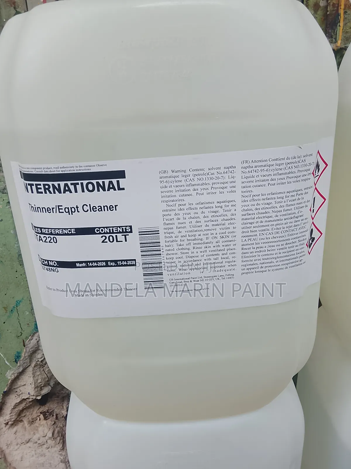 International Thinner ;Eqpt Cleaner