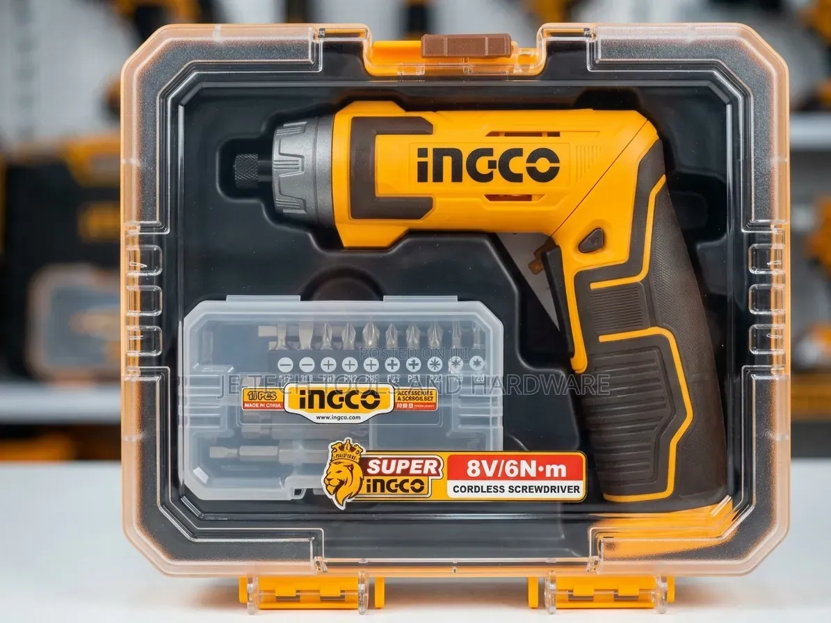 Ingco 8V Cordless Screwdriver Kit