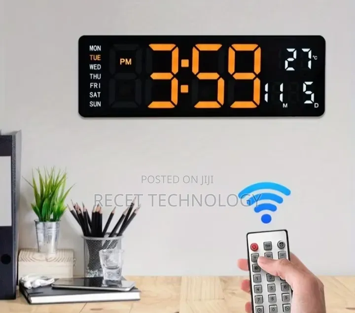 Big Digital Clock With Remote