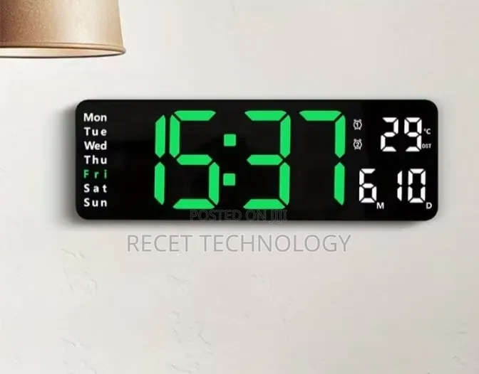 Big Digital Clock With Remote