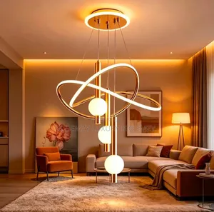 Led Microphone Pendant Lights .