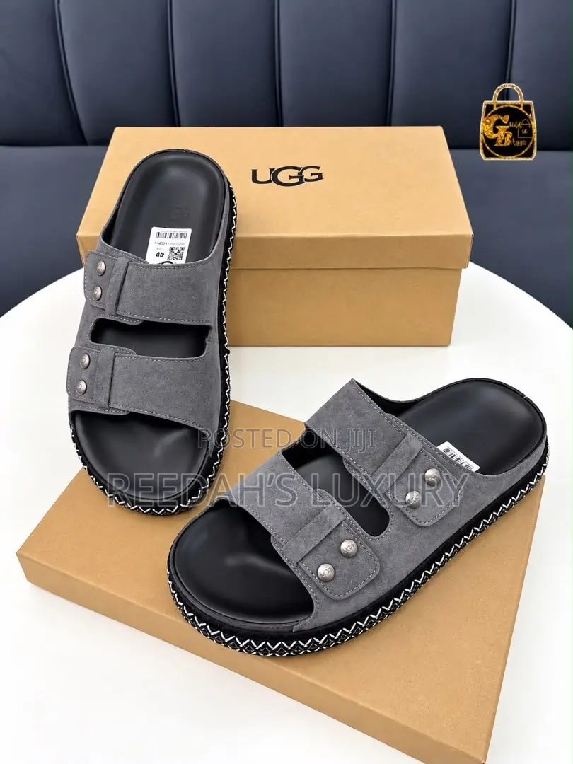 Fully Boxed UGG Double-Strap Slides