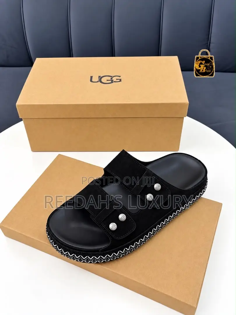 Fully Boxed UGG Double-Strap Slides