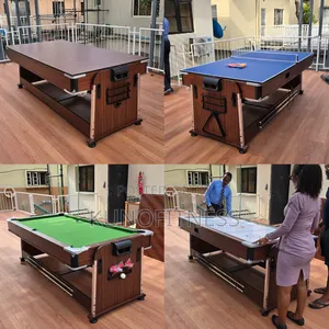 4-in-1 Multi-Game Table 7ft | Pool Billiards Air Hockey Table Tennis