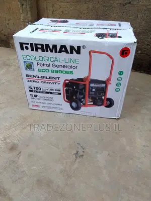 High Output Firman ECO8990ES 6.5KVA Petrol Gen