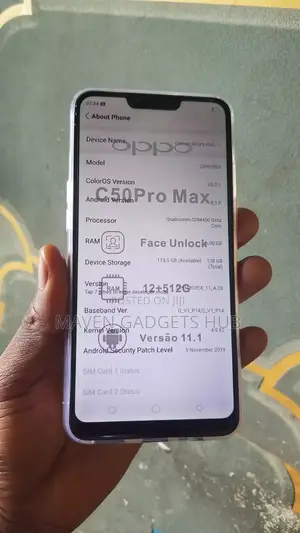 Oppo Reno4 (CPH2113) 256 GB Blue