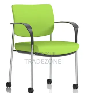 Brunswick Deluxe With Arms Chrome Office Chair
