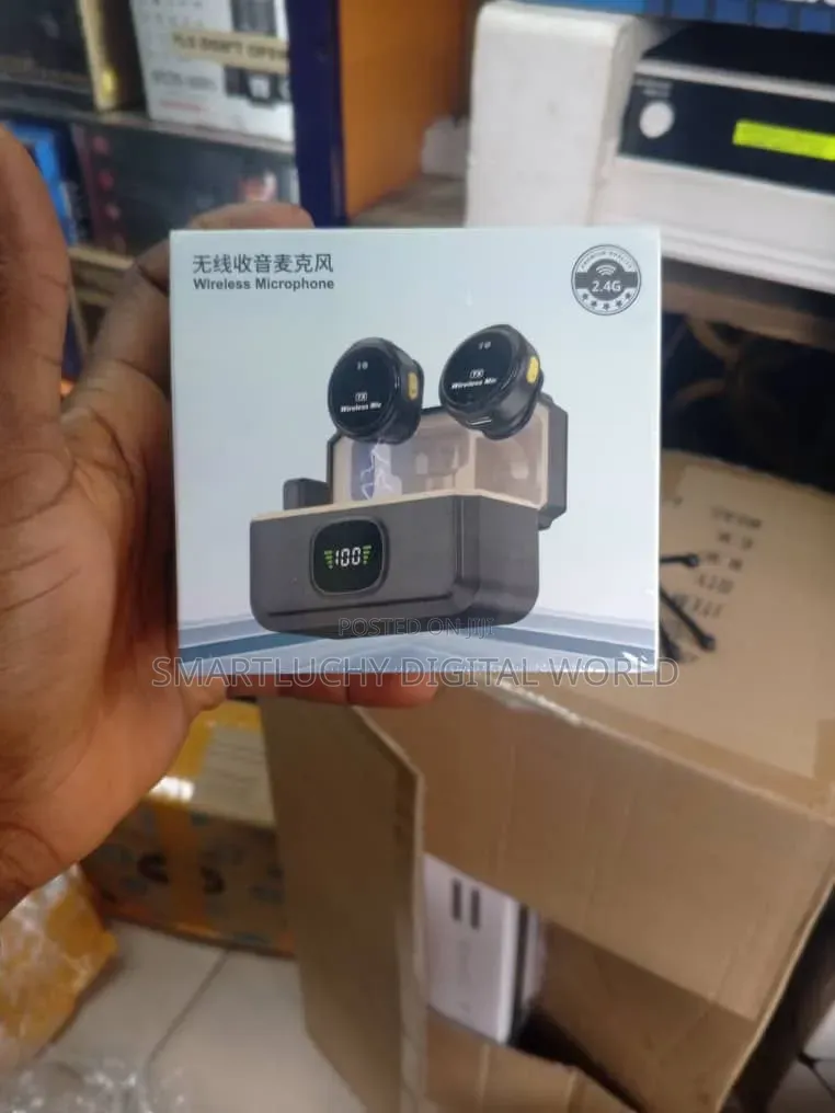 Wireless LAVALIER Microphone With Charging Case for _Type C
