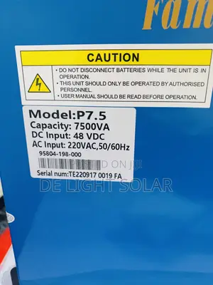Famicare 7.5kva 48v Inverter