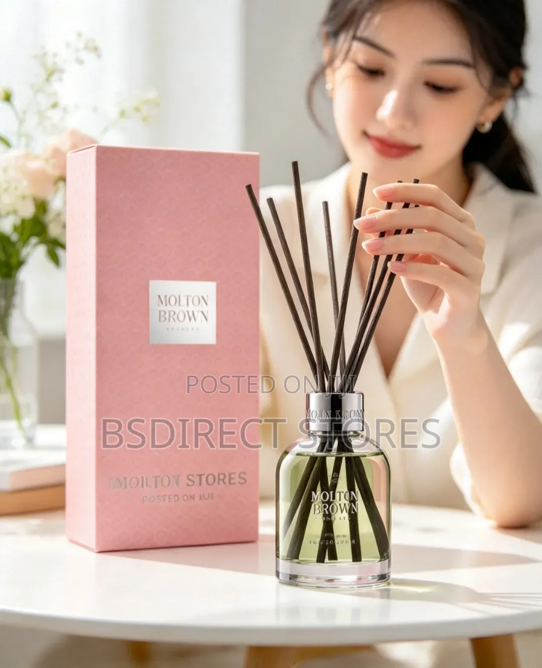 Molton Brown Reed Diffuser Delicious Rhubarb and Rose 150ml