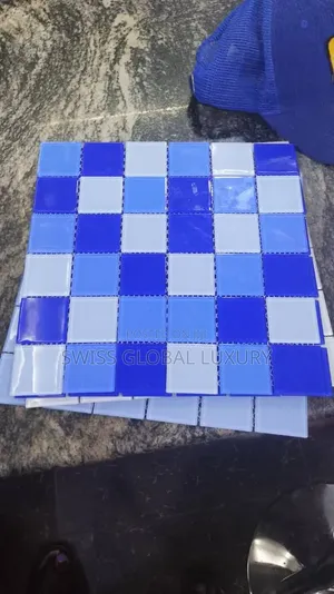 Blue Mosaic Tiles for Swimming Pool