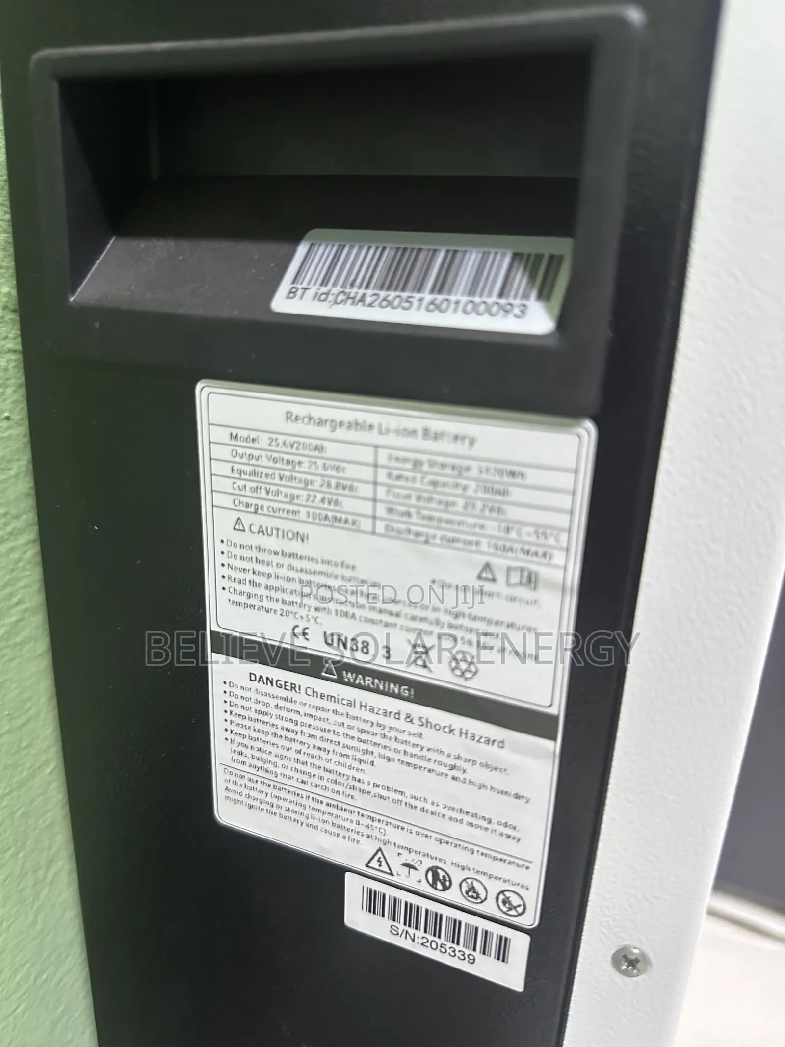 JCNS 5kwh Lithium Battery 200ah 48v