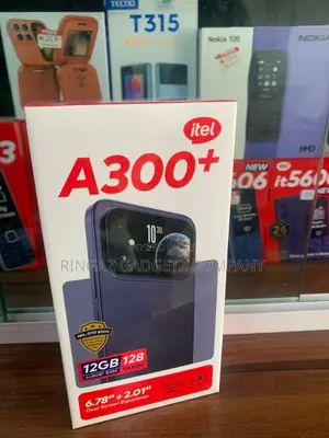 New Itel A200+ 128 GB Black