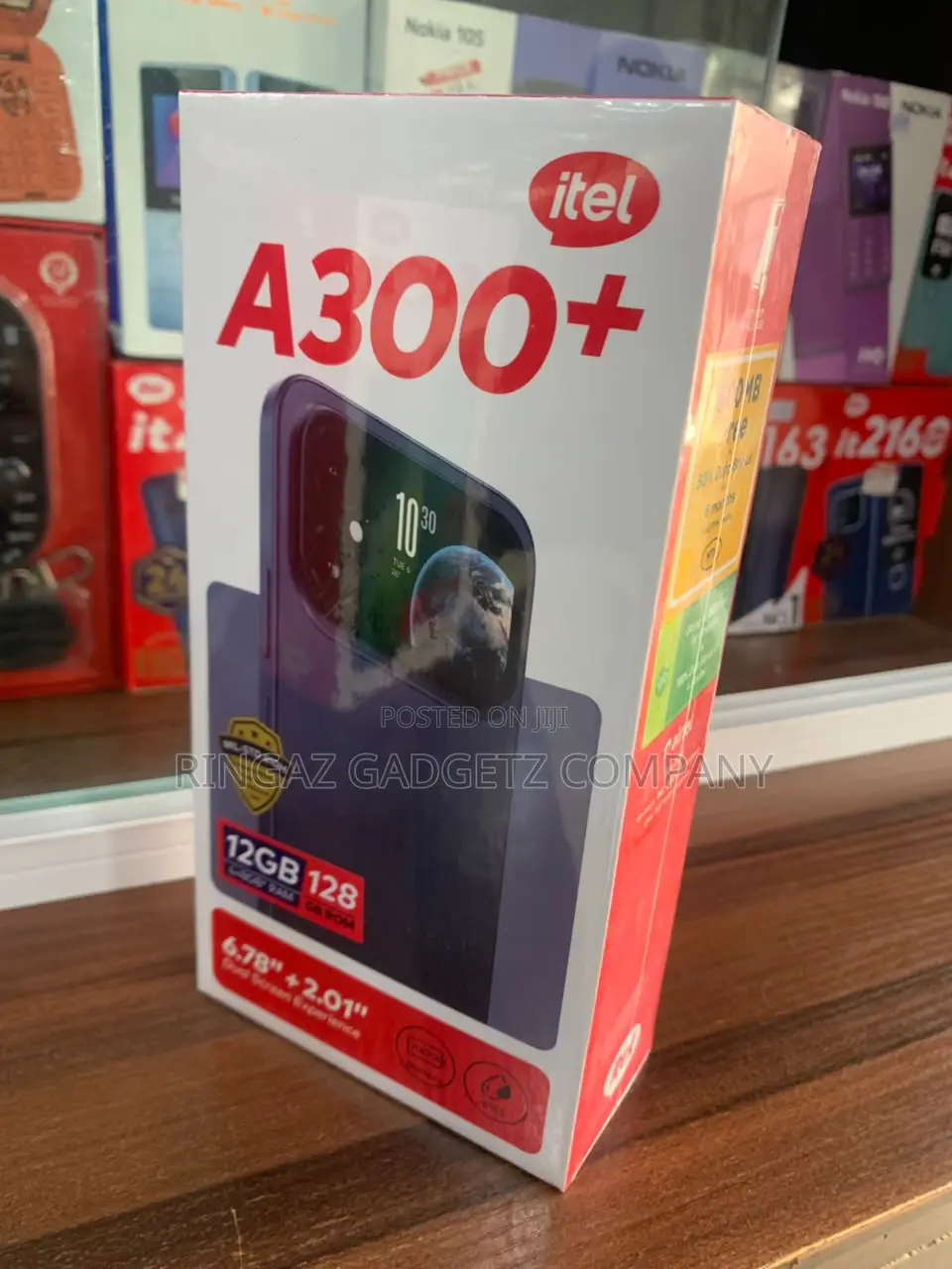 New Itel A200+ 128 GB Black