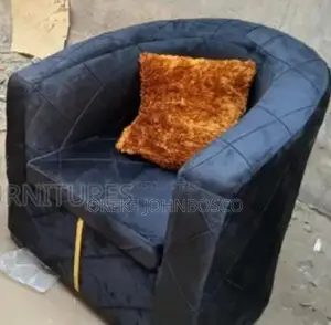 Quality Leather & Suede Sofa Chairs (1, 2, 3 Seater) With Stools
