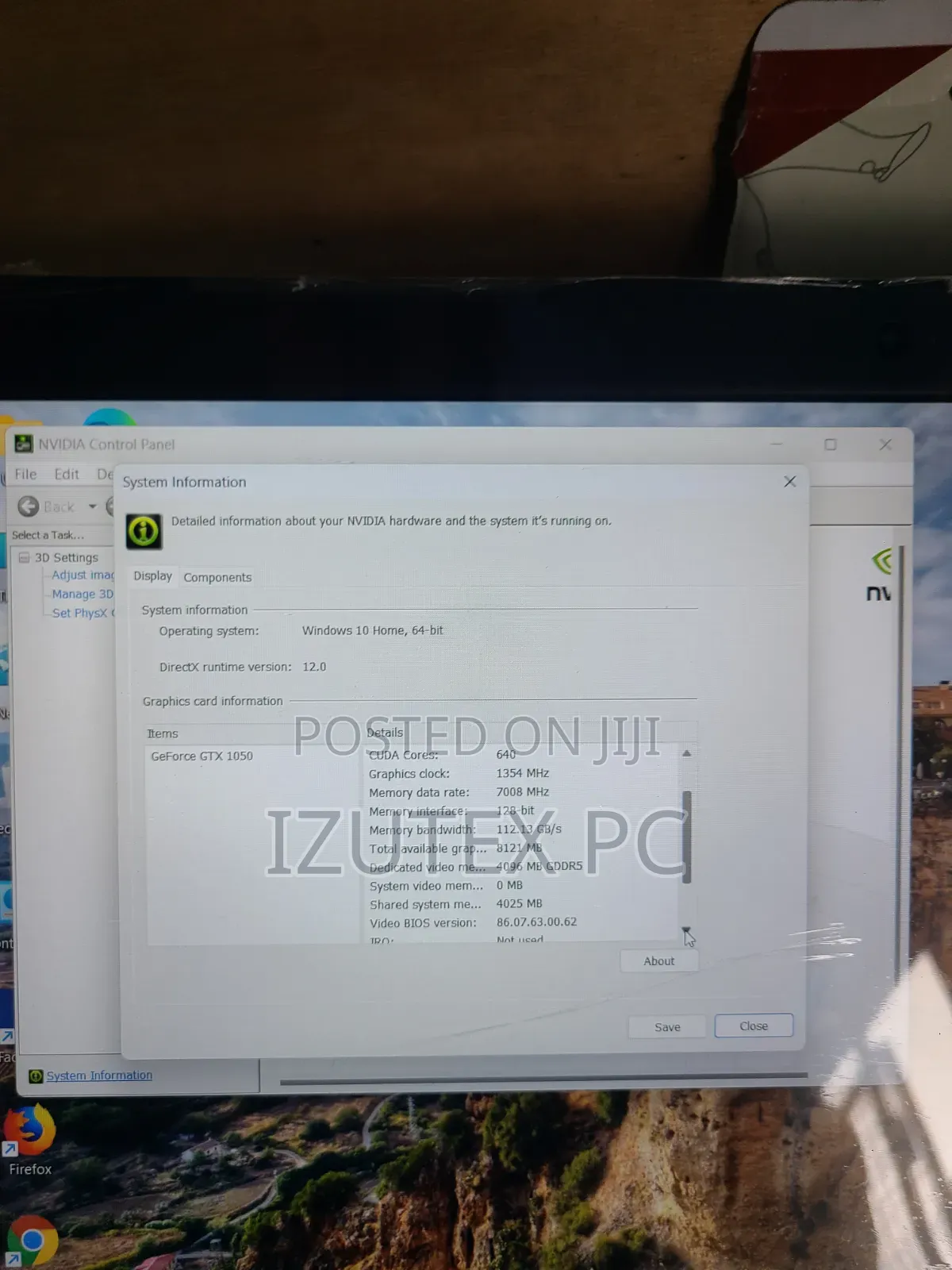 Laptop Dell G3 15 3579 8GB Intel Core i5 SSD 256GB