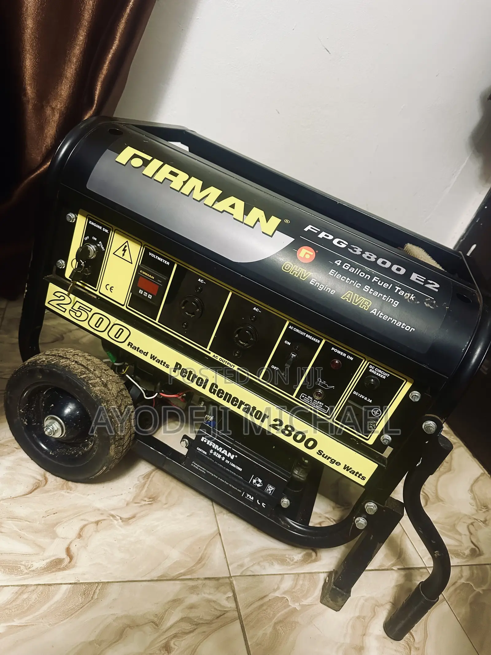 Fireman Generator Fpg3800e2 (Key Starter)