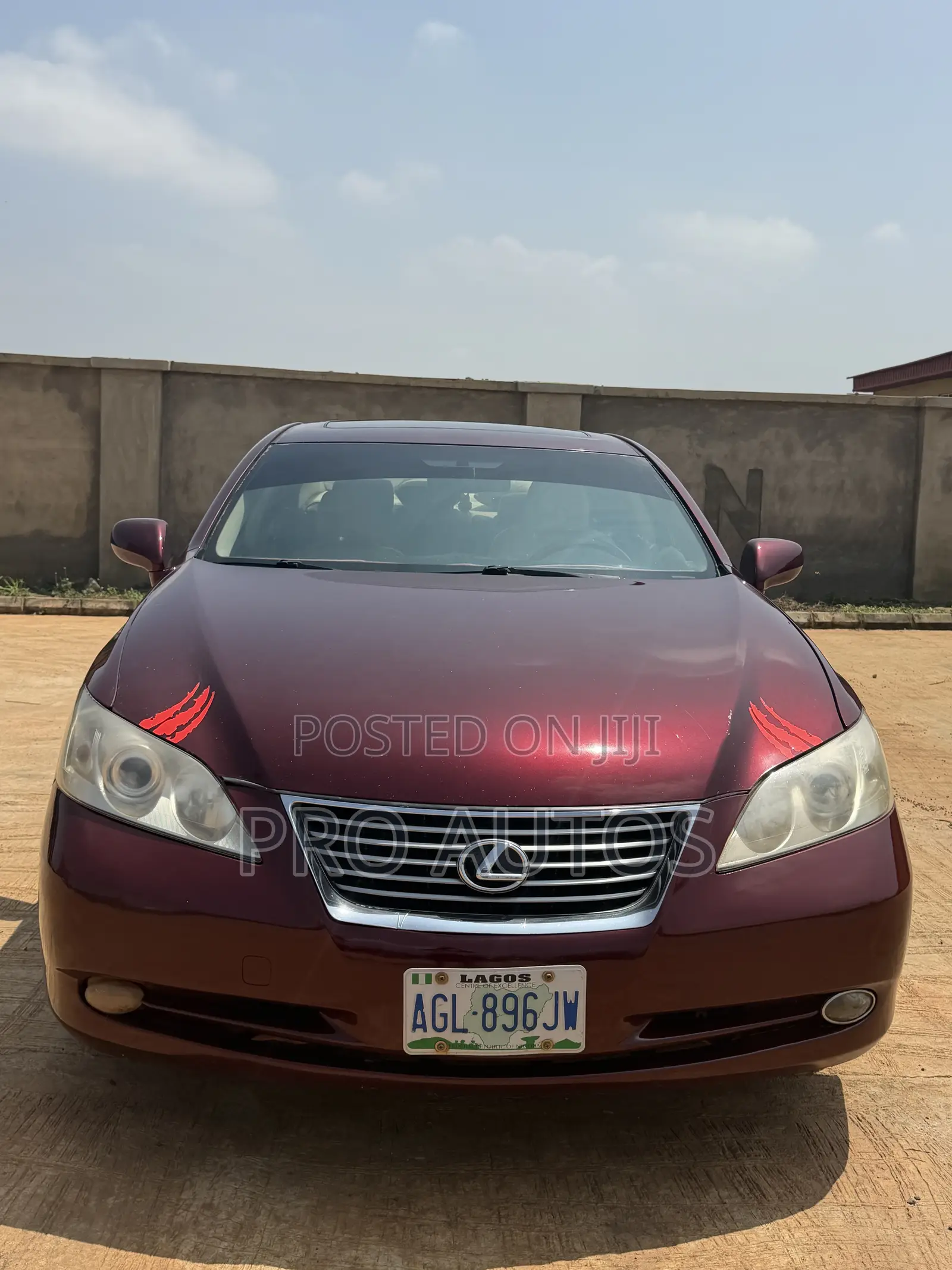 Lexus ES 350 2008 Red