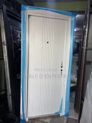 3ft White German Steel Door