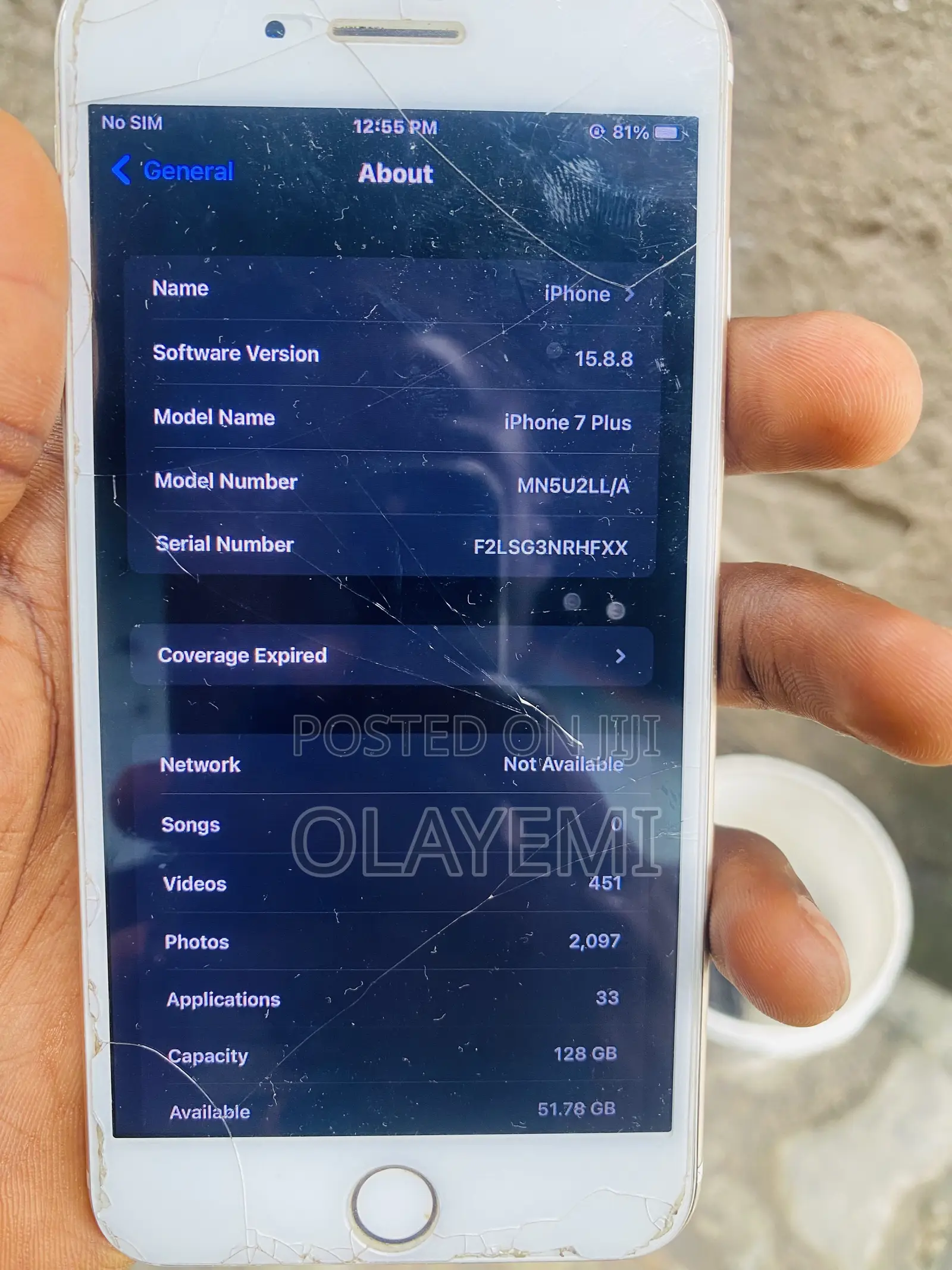 Apple iPhone 7 Plus 128 GB Silver