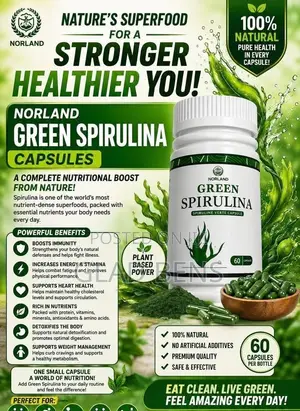 Norland Spirulina Is Superfood for Brain Damage