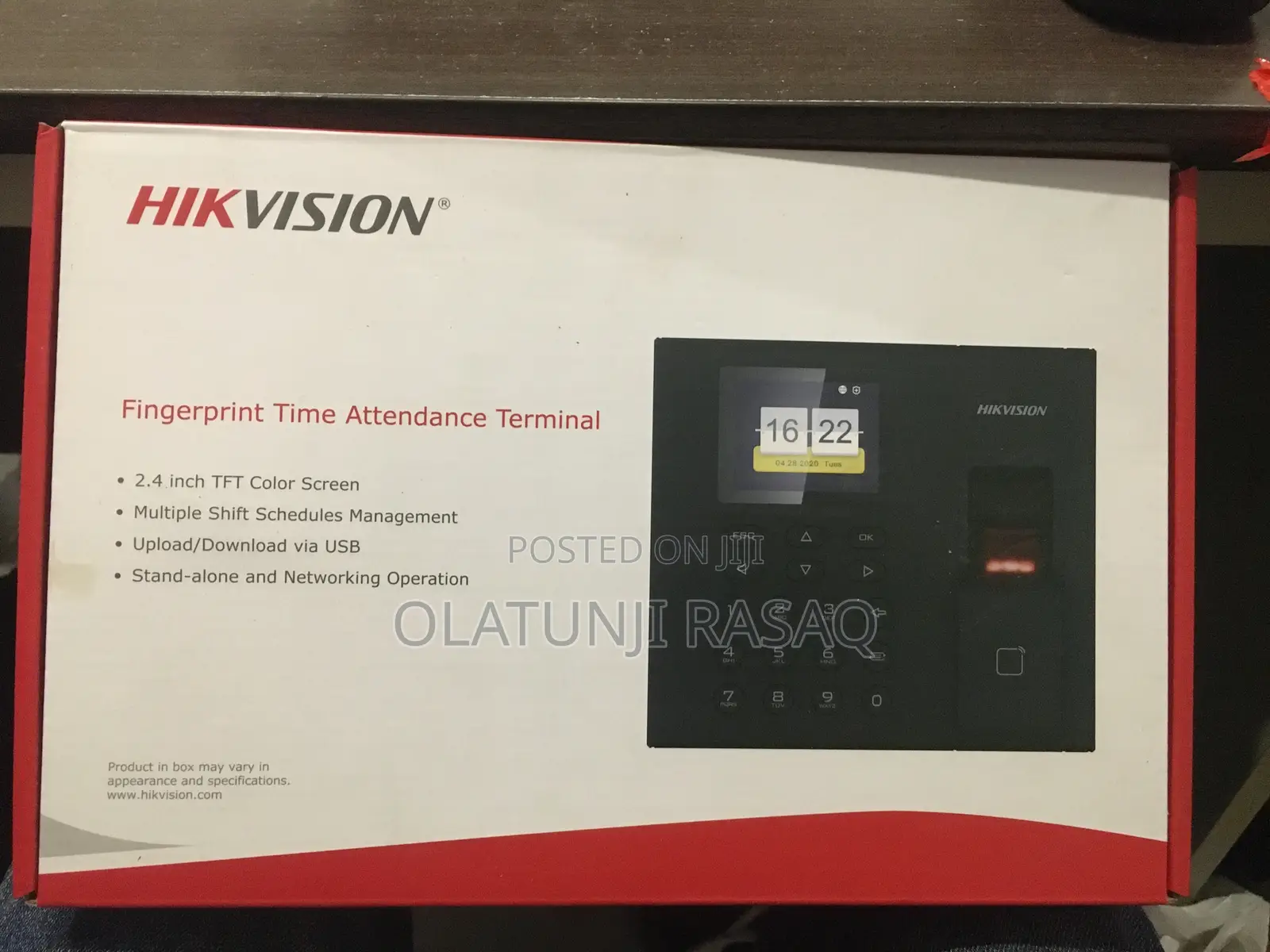 Hikvision Fingerprint Time Attendance Terminal