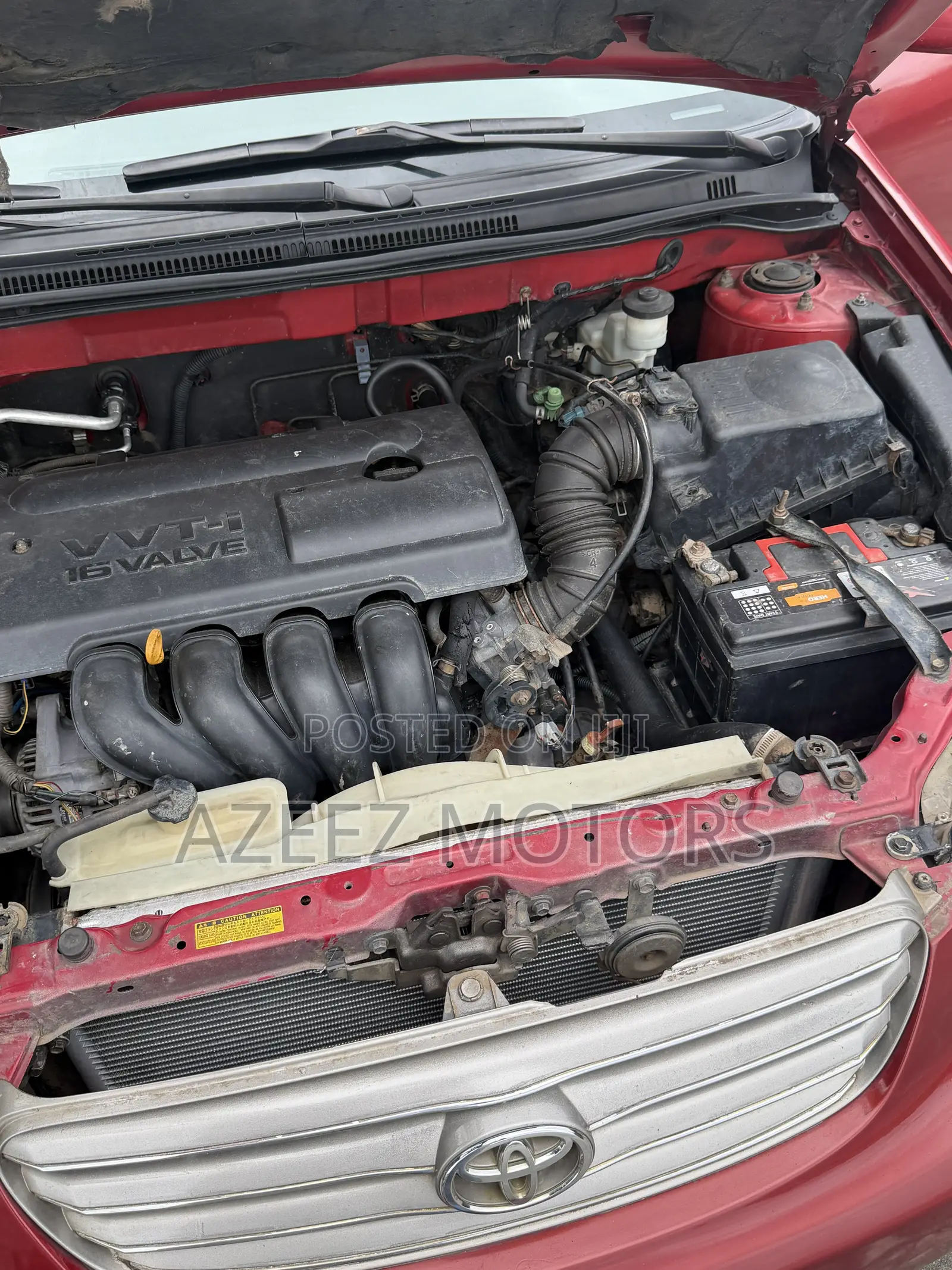 Toyota Corolla 1.4 D Automatic 2004 Red
