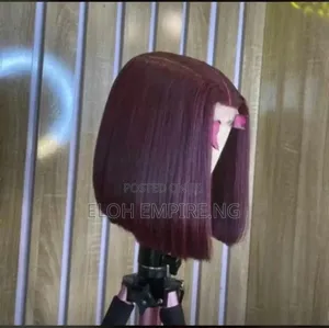 10" Burgundy Bone Straight With 2by4 Closure