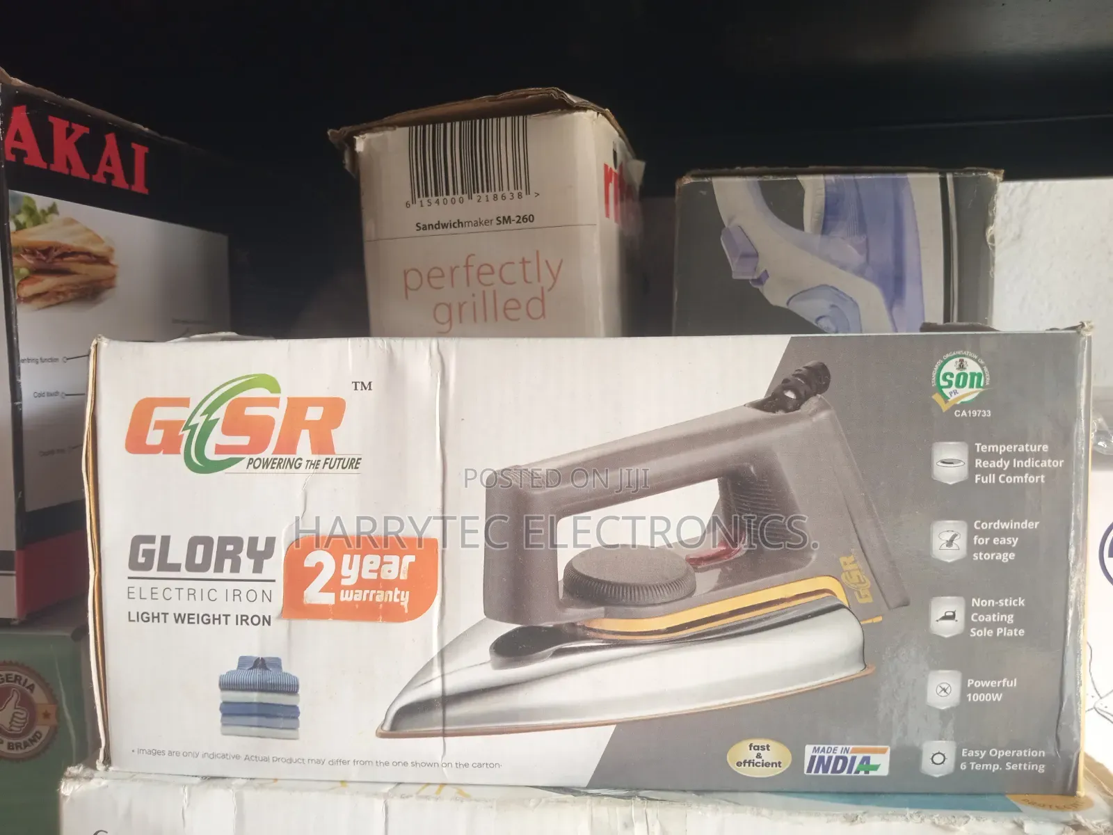 G S R Dry Powerful Iron With 2 Years Warranty