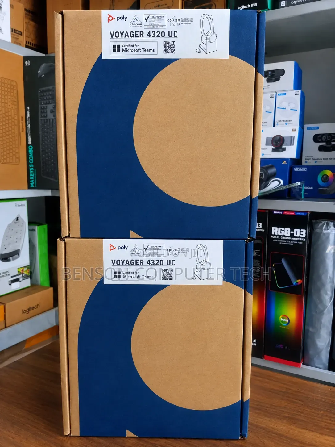 Poly Voyager 4320 UC With Stand