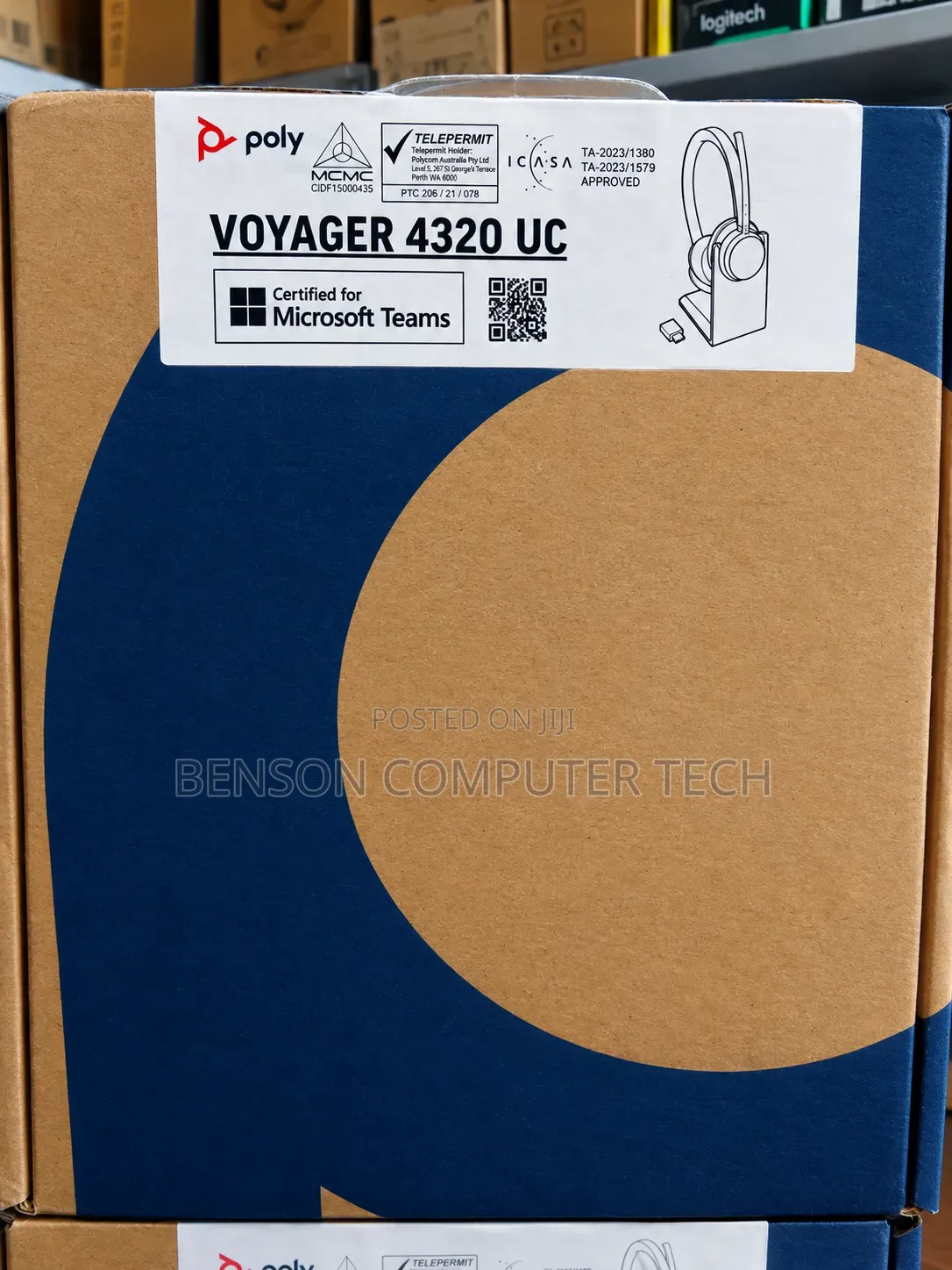 Poly Voyager 4320 UC With Stand