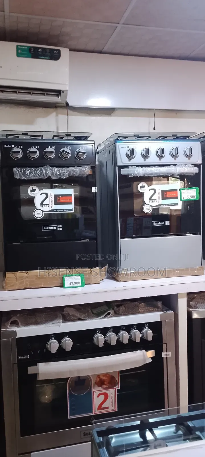 Scanfrost Gas Cooker
