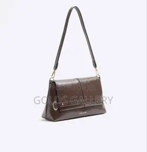 River Island Bar Flap Over Clutch Bag