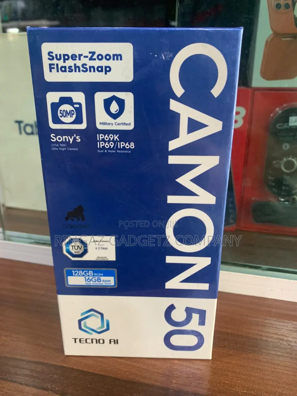 New Tecno Camon 50 256 GB Green
