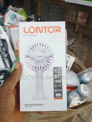 Lontor Mini Rechargeable Hand Fan