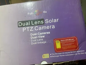 Dual Lense PTZ Ubox Solar CCTV Camera 4g