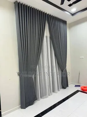 Premium Dark Ash Turkish Curtain – Only ₦3,800/Yard 