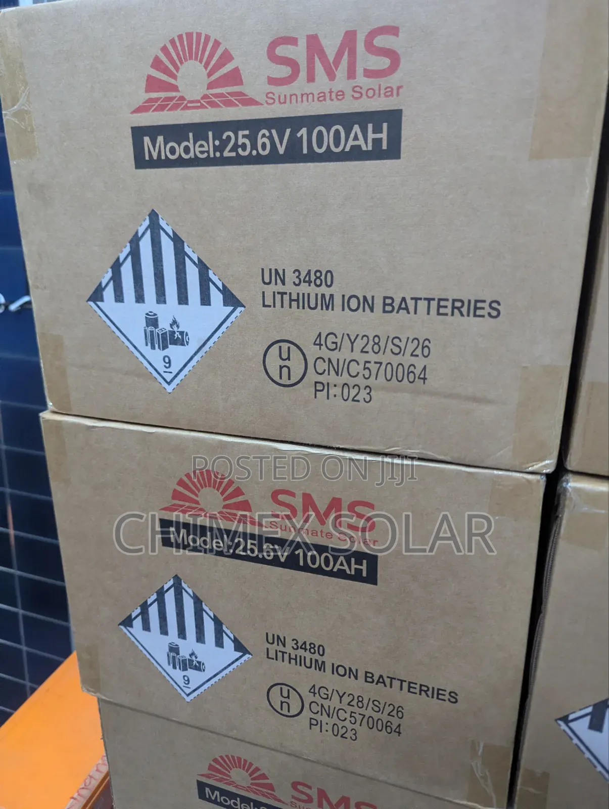 25.6v--100Ah SMS Lithium Batteries
