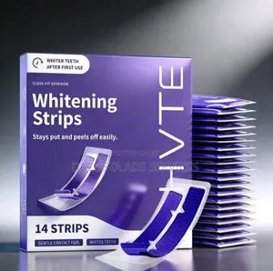 Purple Teeth Whitening Strips 14pcs AHVTE - Instant Bright Smile