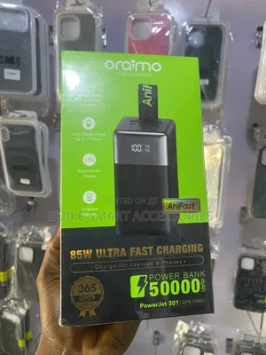 Oraimo PowerJet 501 – 50,000mAh Power Bank | 85W Ultra Fast Charging