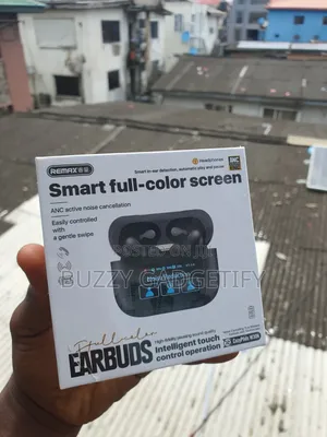 Remax CozyPods W30N Smart Full-Color Screen Earbuds.
