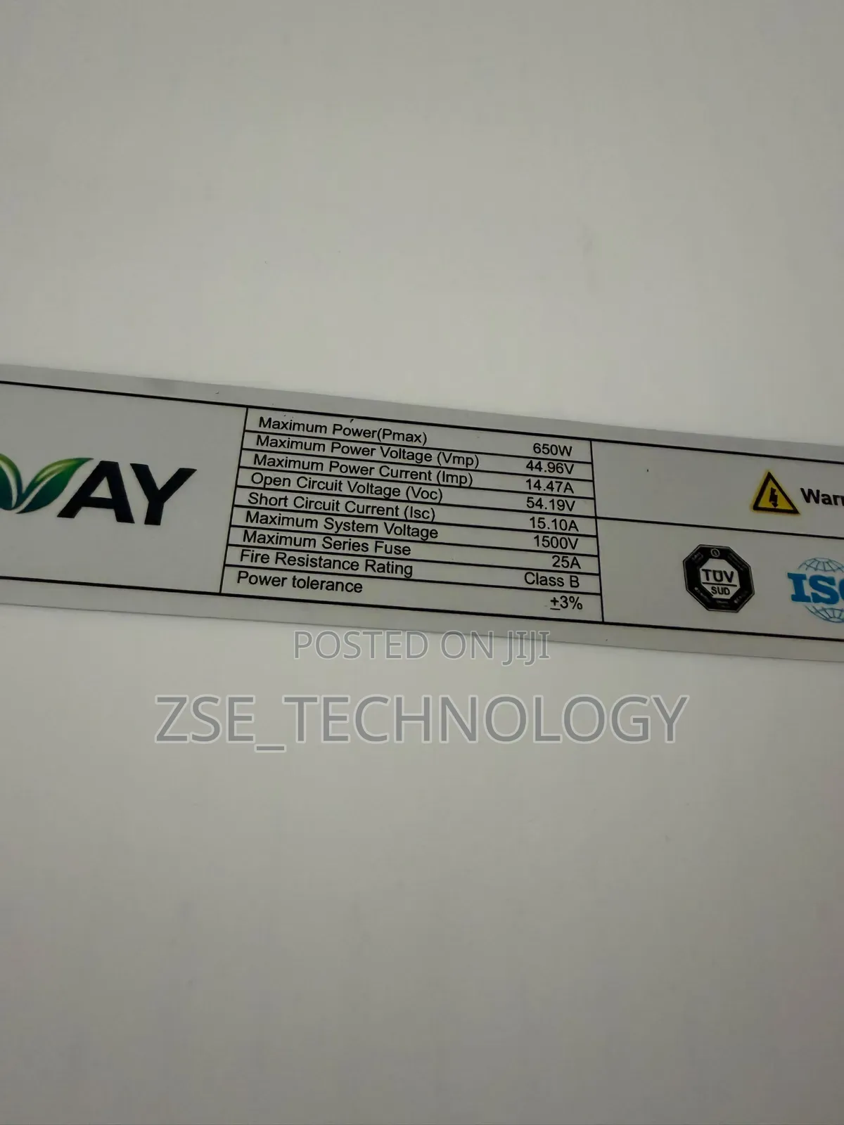 650w Antishade Solar Panel
