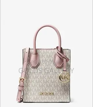 Michael Kors Mercer Extra Small Logo & Leather CrossBody Bag.