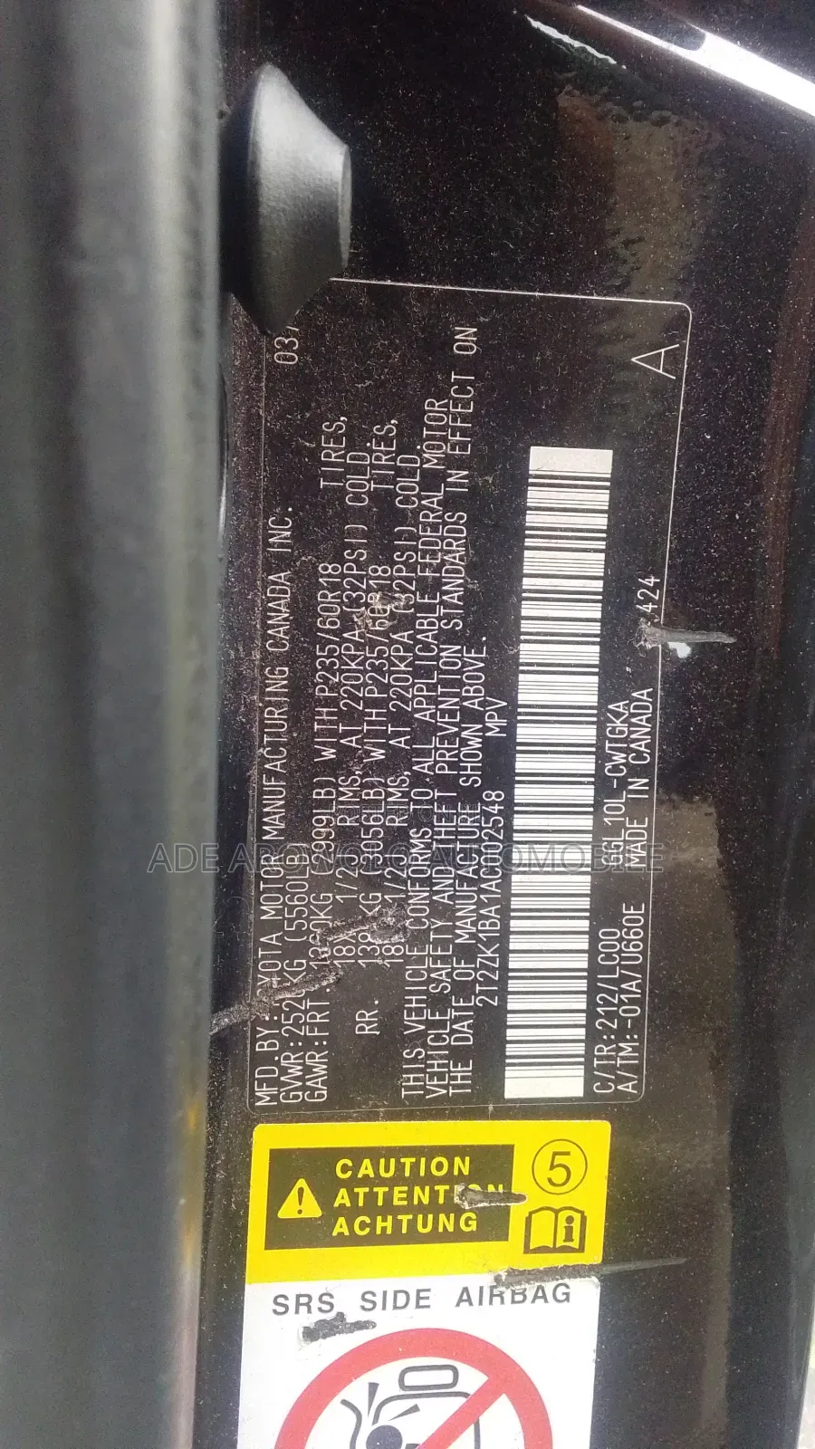 Lexus RX 2010 Black